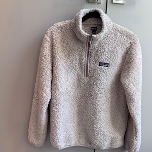 Patagonia Los Gatos Off-White 1/4 Zip Fleece